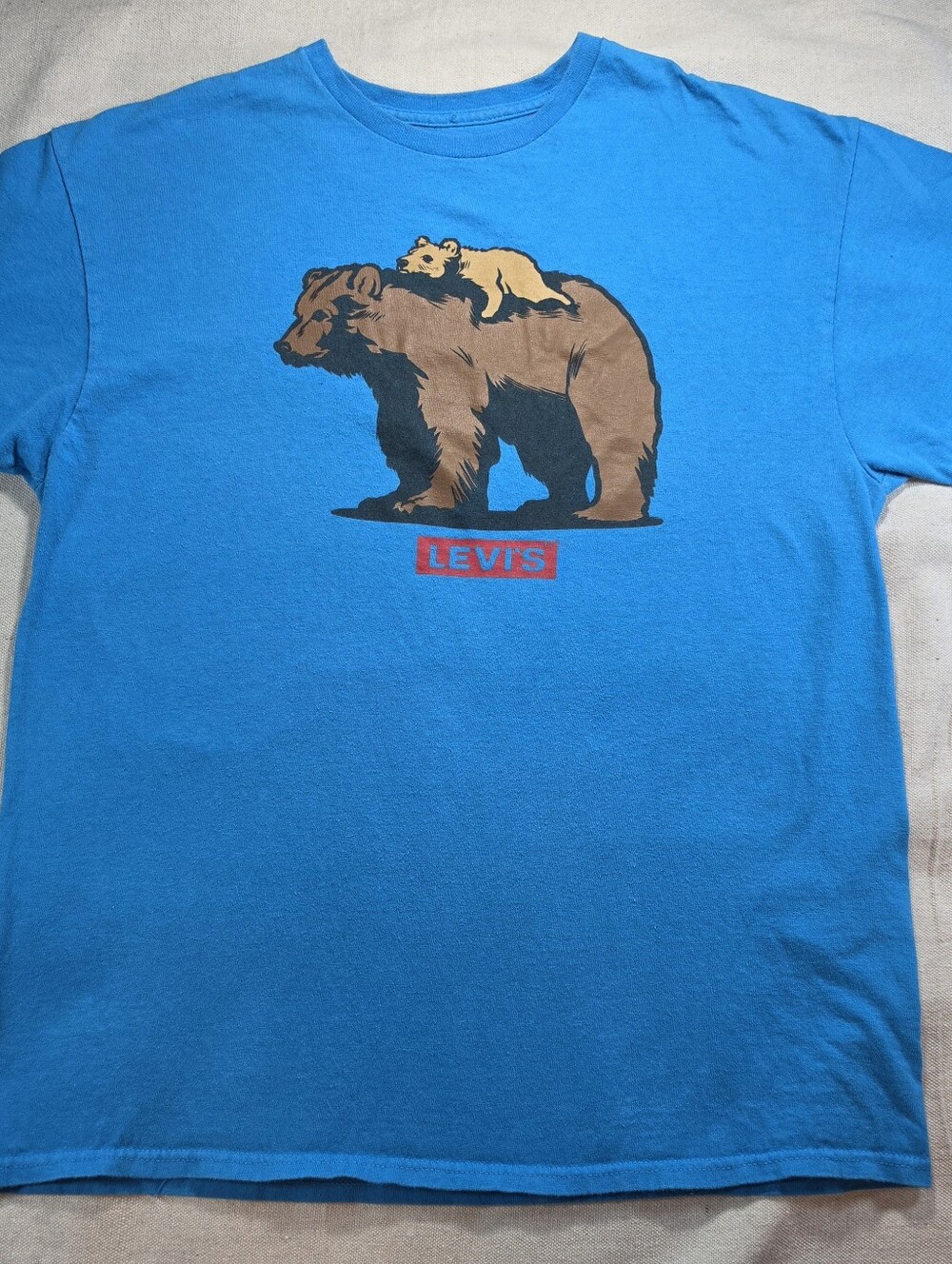 Levi's Blue Graphic Bear Tee